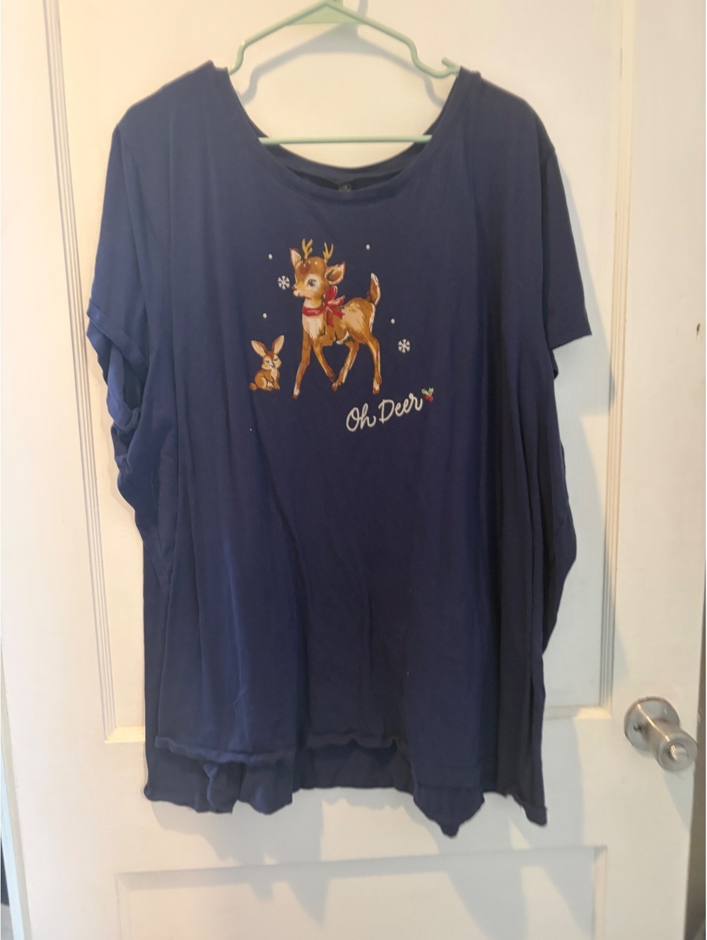 Torrid navy Oh Deer graphic T-shirt